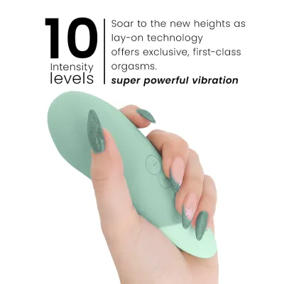 Tichý přikládací vibrátor Womanizer Vibe, šalvějově zelený - obrázek 11