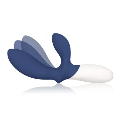 Stimulátor prostaty LELO Loki Wave 2 s pohybem WaveMotion, modrý - obrázek 2
