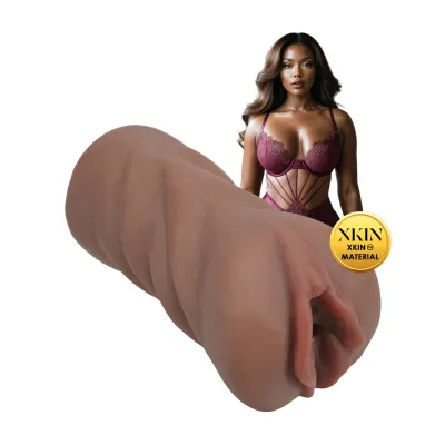 Umělá vagína Secret Affairs Vixen Next Door Imani z TPE, hnědá, 199 g