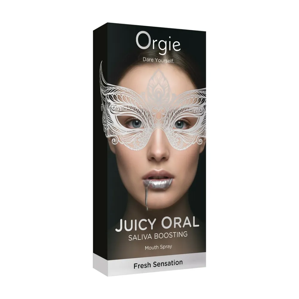 Sprej do úst pro orální sex Orgie Juicy Oral, podpora tvorby slin, máta, 15 ml - obrázek 3