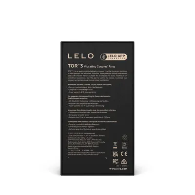 Vibrační erekční kroužek LELO TOR 3, ovládání aplikací, fialový - obrázek 5