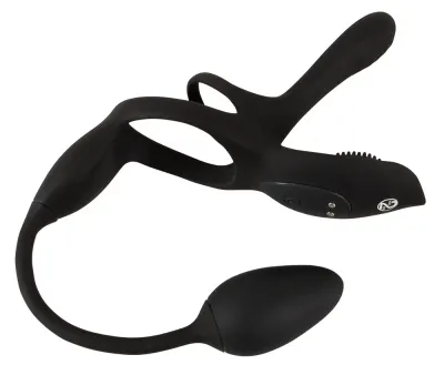 Vibrační systém pro páry Couples Choice RC Multi Function 5 v 1, černý - obrázek 4