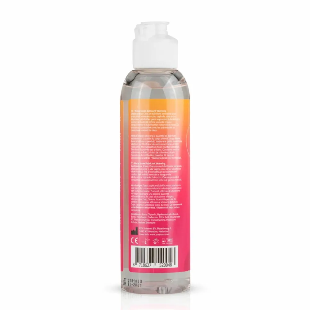 Hřejivý lubrikační gel na vodní bázi EasyGlide Warming, 150 ml - obrázek 2