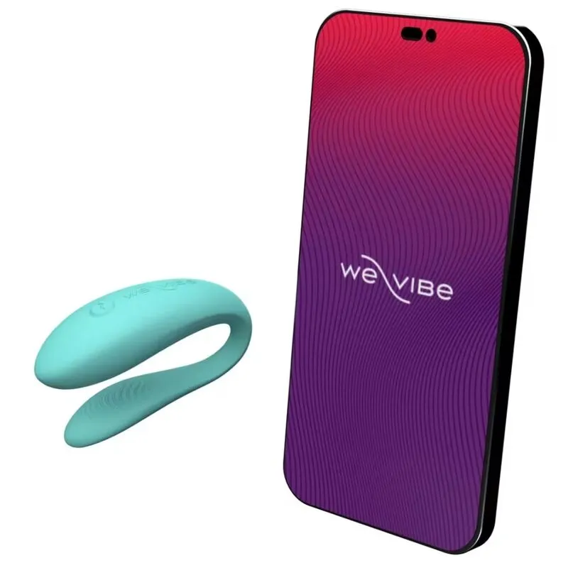 Vibrátor pro páry We-Vibe Sync Lite s aplikací, tyrkysový - obrázek 7