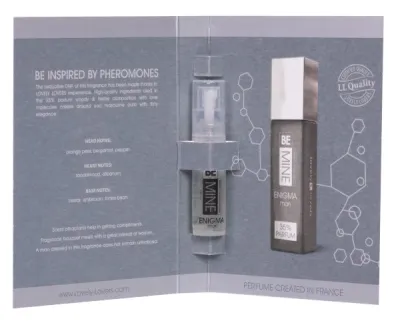 Pánský kapesní parfém Lovely Lovers BEMINE ENIGMA, I-L-Molecules, 2 ml - obrázek 3