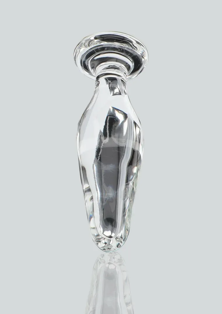 ToyJoy Glass Worxx Star Sparkler skleněný anální kolík čirý - obrázek 4