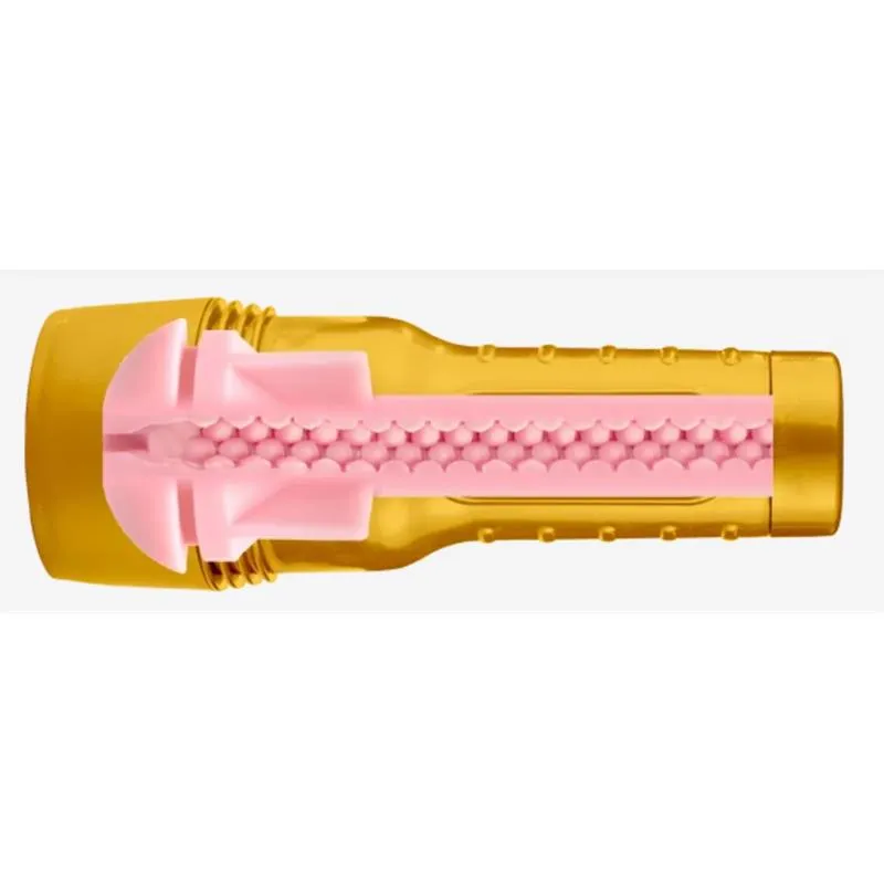 Masturbátor Fleshlight GO Stamina Training Unit, zlaté pouzdro, 17,8 cm - obrázek 2
