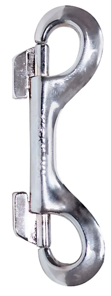 Oboustranná kovová karabina You2Toys, stříbrná, 10 cm - obrázek 2
