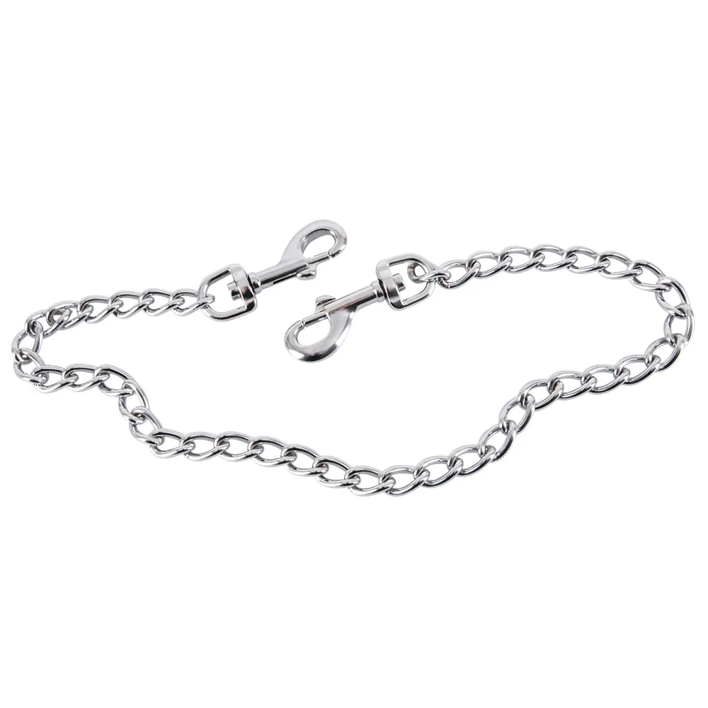 Kovový řetěz You2Toys s karabinami na obou koncích, stříbrný, 50 cm