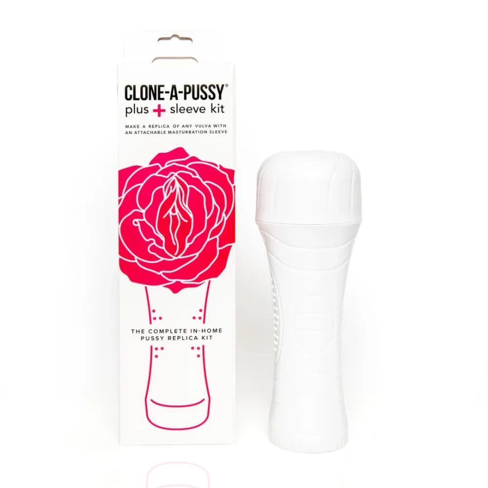 Sada na odlitek vulvy Clone-A-Pussy Plus Sleeve s návlekem, růžová - obrázek 10