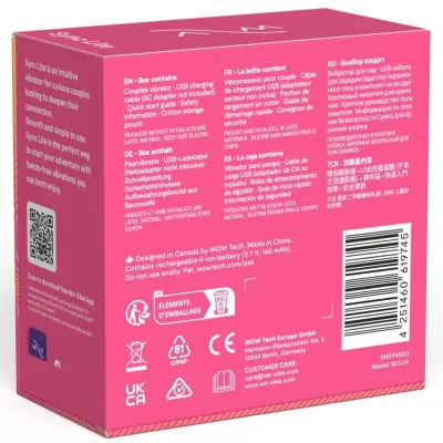 Vibrátor pro páry We-Vibe Sync Lite s aplikací, růžový - obrázek 14