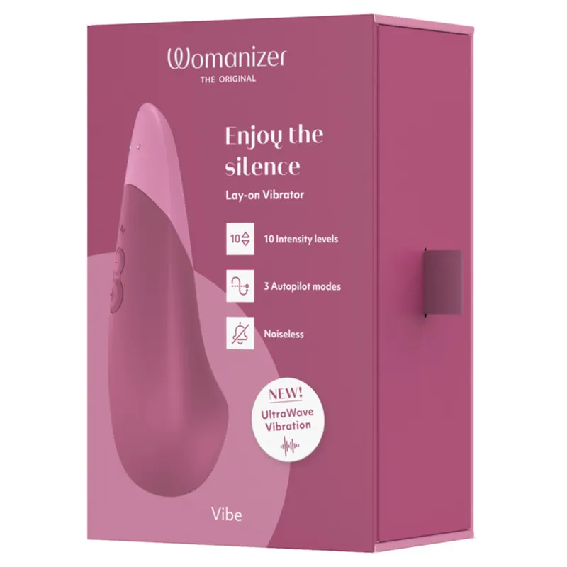 Tichý přikládací vibrátor Womanizer Vibe, starorůžový - obrázek 12