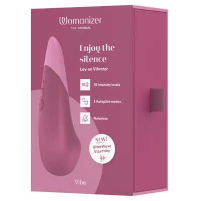 Tichý přikládací vibrátor Womanizer Vibe, starorůžový - obrázek 12