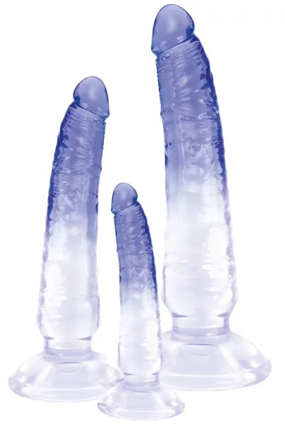 Sada 3 průhledných dild s přísavkou Crystal Clear, PVC - obrázek 8