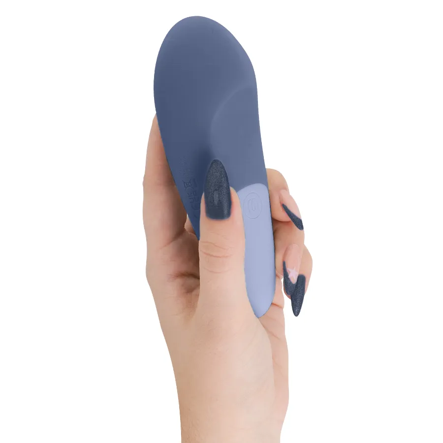 Tichý přikládací vibrátor Womanizer Vibe, tmavě modrý - obrázek 3