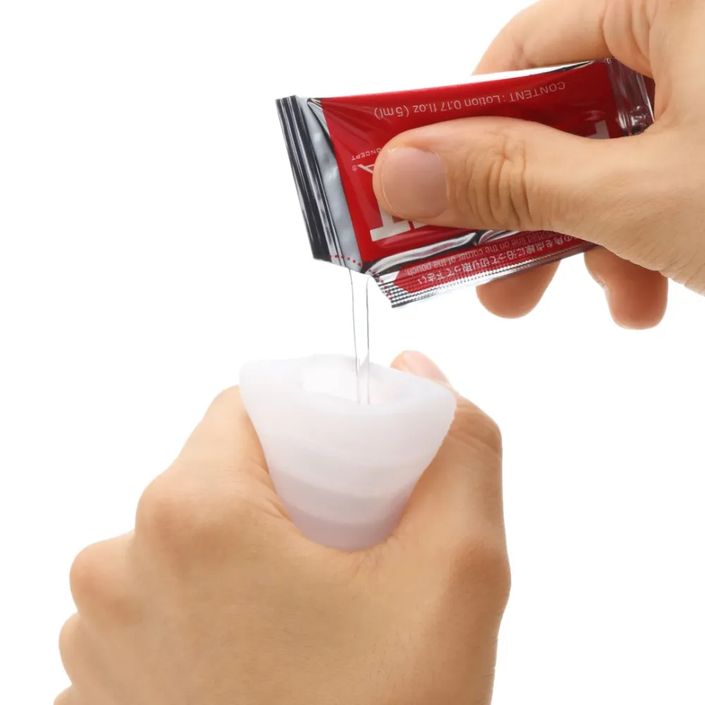 Masturbátor Tenga Pocket Block Edge, kapesní, jednorázový - obrázek 3