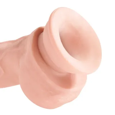 Realistické dildo King Cock Plus Triple Density s přísavkou, 18,4 cm - obrázek 5