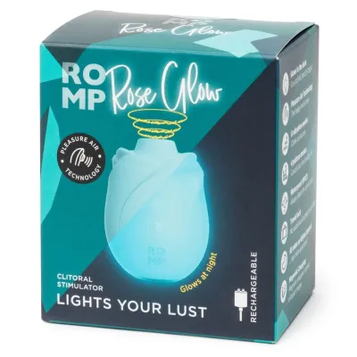 Tlakový stimulátor klitorisu ROMP Rose Glow ve tvaru růže, svítící ve tmě - obrázek 9