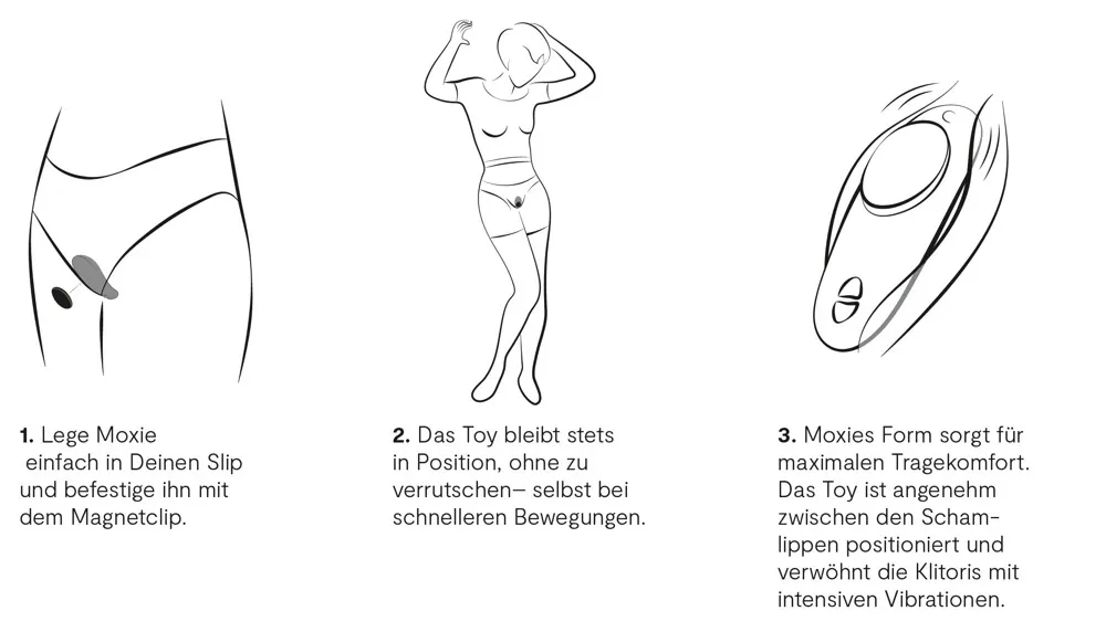 Vibrátor do kalhotek We-Vibe Moxie+ s magnetickým klipem, tyrkysový - obrázek 5
