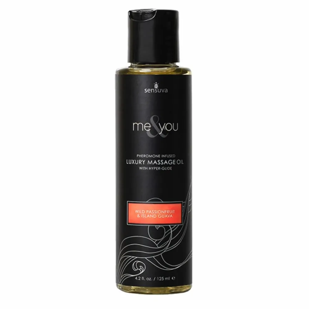 Sensuva Me & You masážní olej s feromony mučenka a guava 125 ml