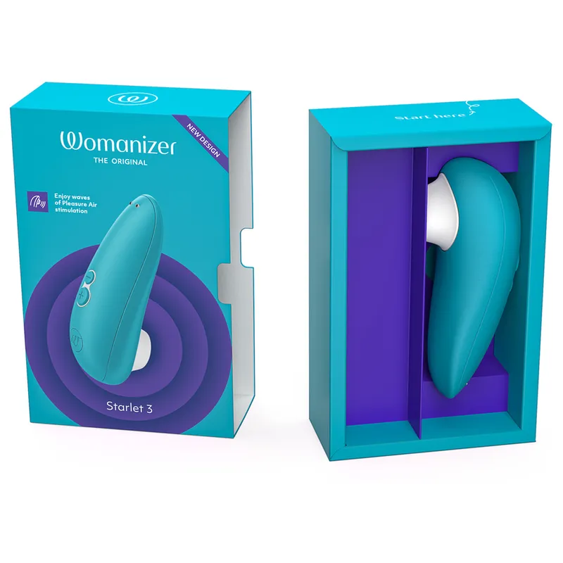 Tlakový stimulátor klitorisu Womanizer Starlet 3, tyrkysový - obrázek 14