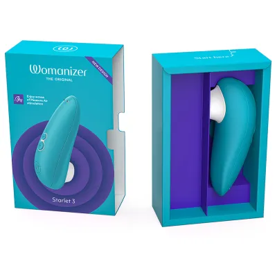 Tlakový stimulátor klitorisu Womanizer Starlet 3, tyrkysový - obrázek 14