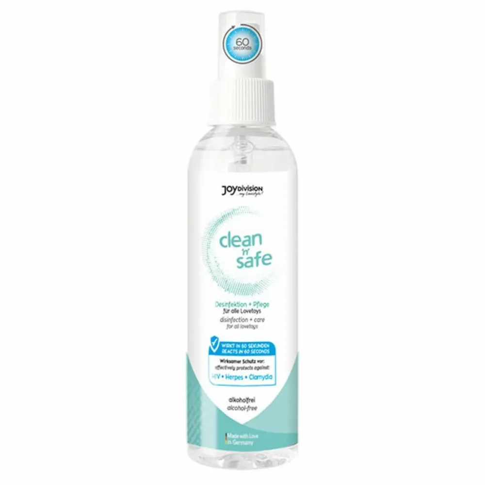 Čisticí sprej na erotické pomůcky Joydivision Clean'n'Safe, 100 ml