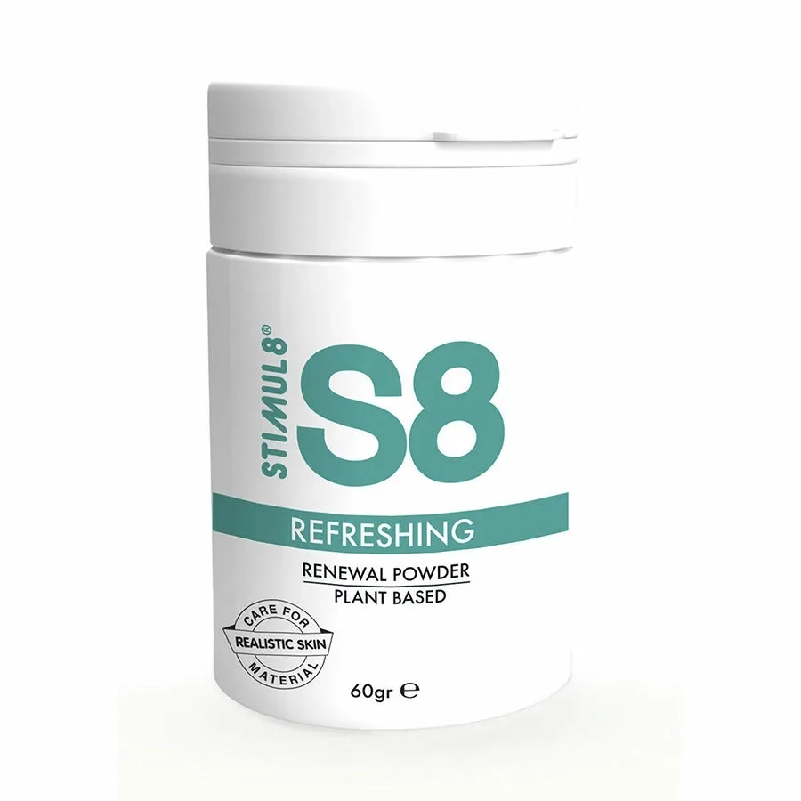 Obnovující pudr na pomůcky STIMUL8 S8 Refreshing Natural Renewing Powder, 60 g
