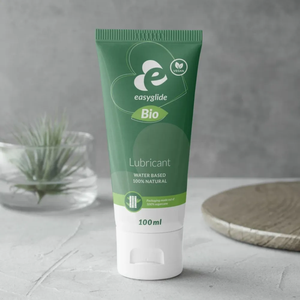 Bio lubrikační gel EasyGlide Bio & Natural na vodní bázi, bez parfemace, 100 ml - obrázek 5
