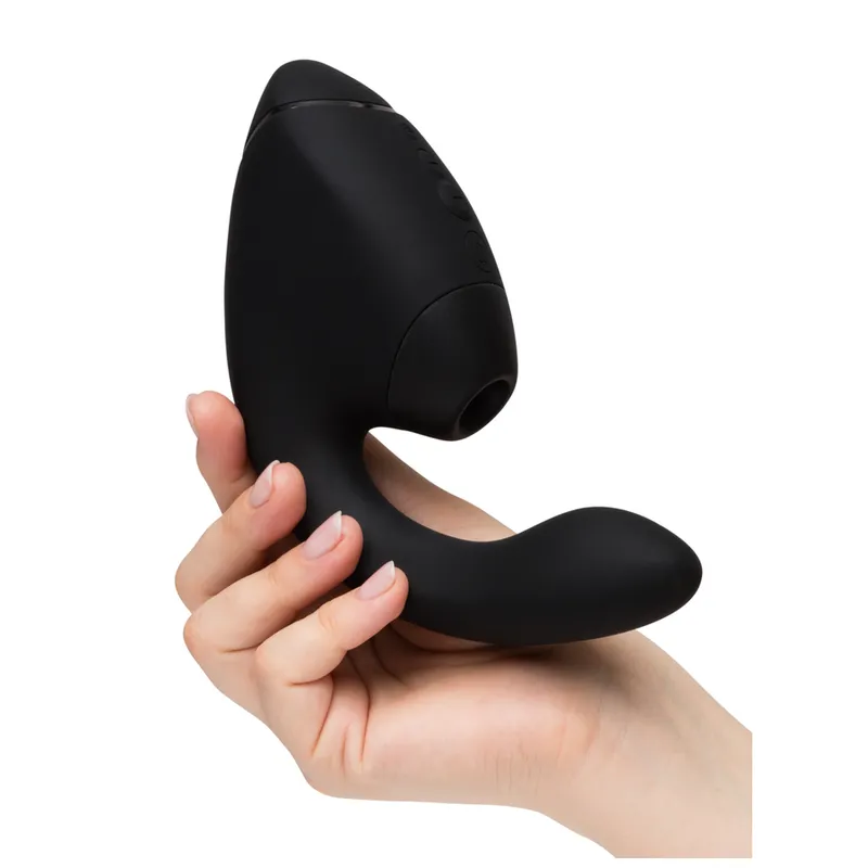 Rabbit vibrátor s tlakovým stimulátorem klitorisu Womanizer Duo Next, černý - obrázek 6