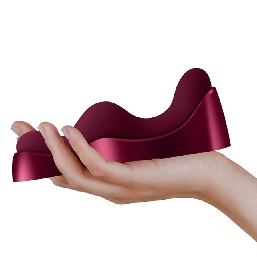 Vibrátor na bod G a k sezení Rocks-Off Ruby Glow Blush s ovladačem, červený - obrázek 2
