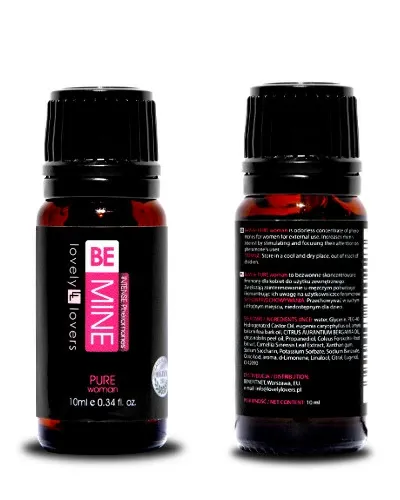 Feromony pro ženy Lovely Lovers BeMine Pure Woman, bez vůně, koncentrát 10 ml - obrázek 4