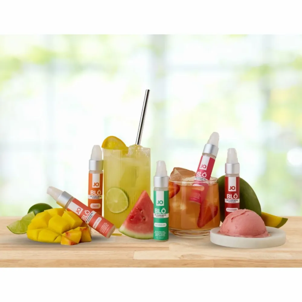 Gel na orální sex JO BLŌ s příchutí jahodové limonády, chladivý, 30 ml - obrázek 4