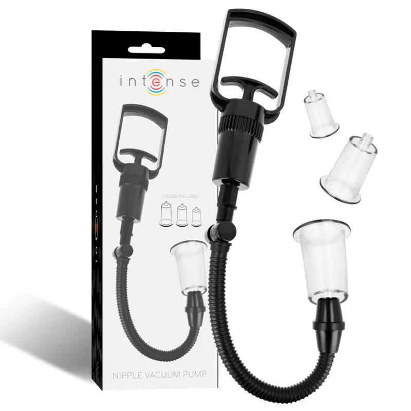 Vibrační vakuová pumpa na bradavky Intense, unisex