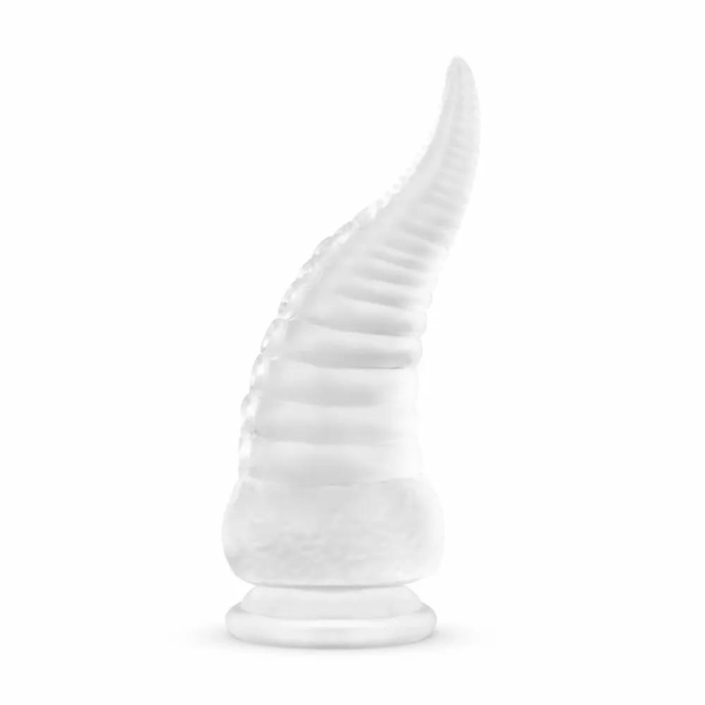 Dildo s přísavkou Mythical Mates Tentacle Play ve tvaru chapadla, průhledné, 22 cm - obrázek 7