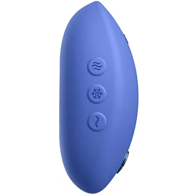 Hřejivý a chladivý vibrátor We-Vibe Temp, levandulově modrý - obrázek 5