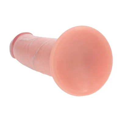 Realistické dildo RealRock Dual Density Sliding Skin, posuvná kůže, tělové, 20,5 cm - obrázek 5