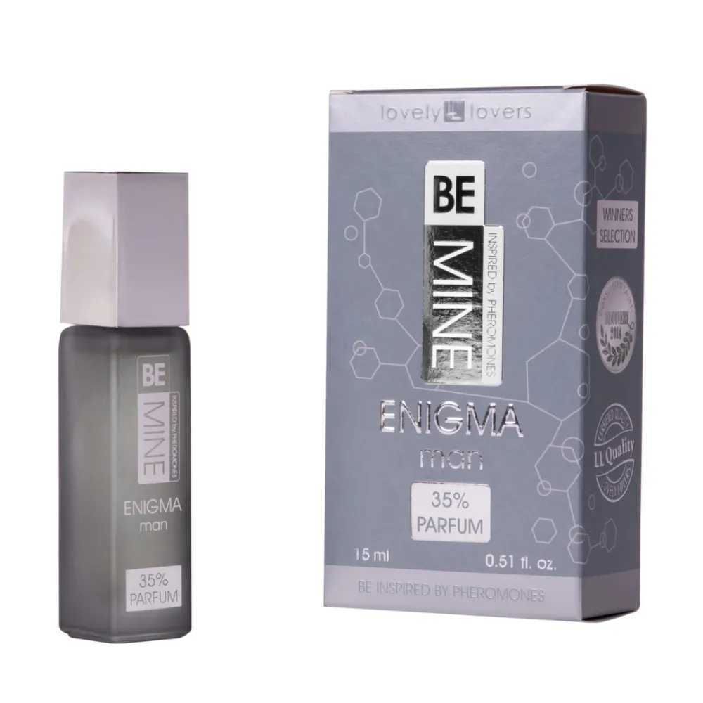 Pánský parfém Lovely Lovers BEMINE ENIGMA, dřevitě citrusová vůně, 15 ml