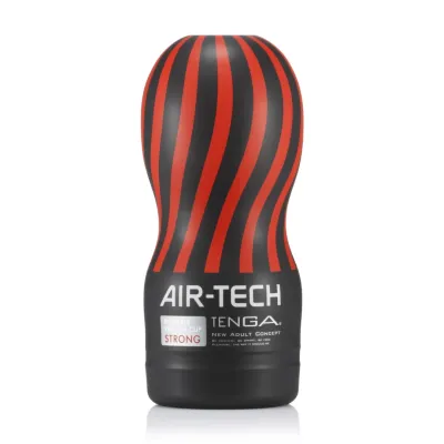 Masturbátor Tenga Air-Tech Strong, opakovaně použitelný, černý