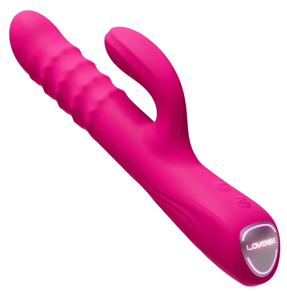 Rotační vibrátor Lovense Velvo s dvojí stimulací, ovládání aplikací, 24,7 cm - obrázek 5
