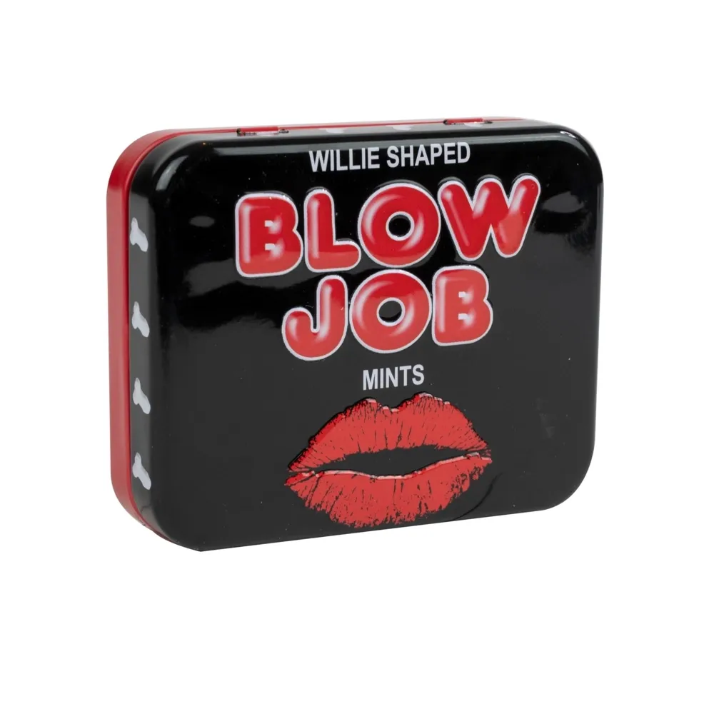Mátové bonbony bez cukru Spencer & Fleetwood Blow Job v plechové krabičce - obrázek 2