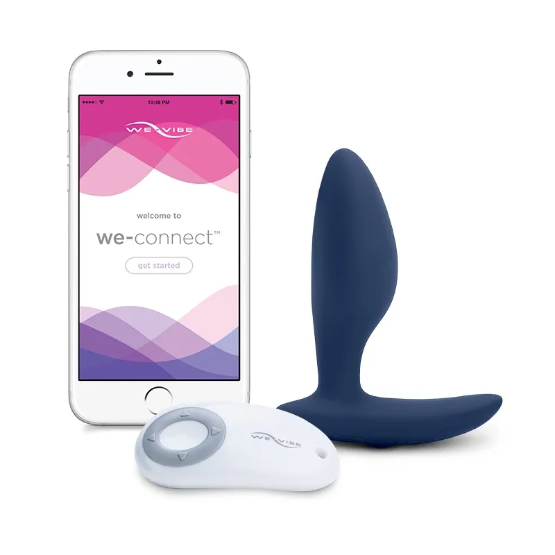 Vibrační anální kolík We-Vibe Ditto s ovladačem a aplikací, tmavě modrý