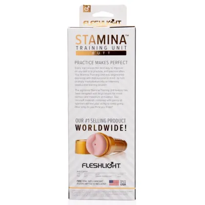 Masturbátor Fleshlight Stamina Training Unit Butt, zlaté pouzdro - obrázek 8