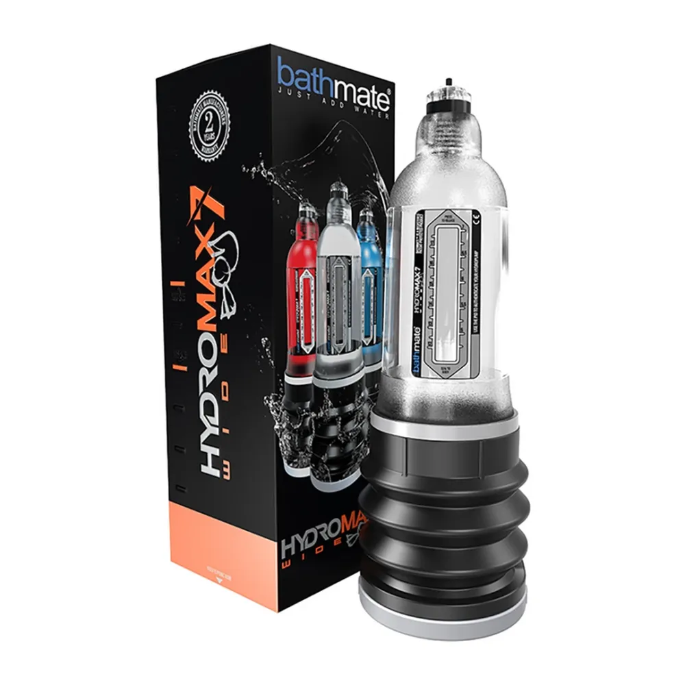 Vakuová pumpa na penis Bathmate Hydromax 7 Wide Boy, X30, průhledná - obrázek 2