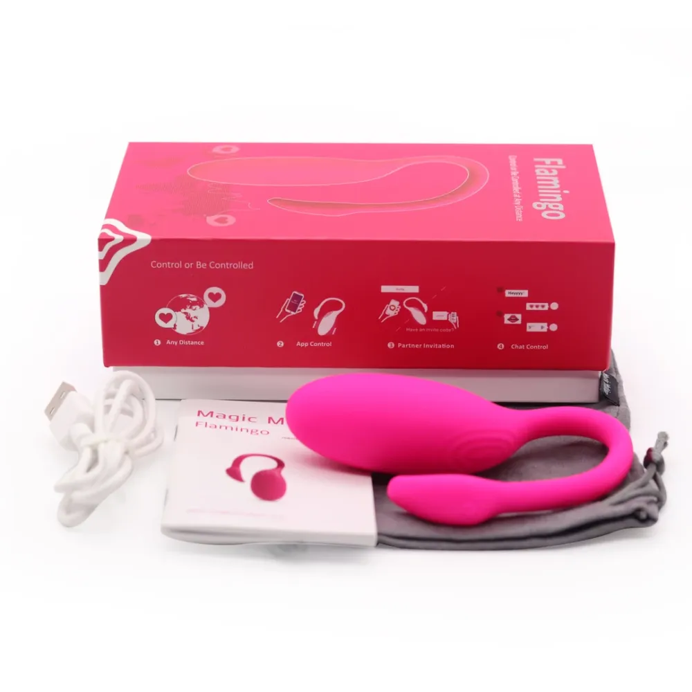 Chytrý vibrátor Magic Motion Flamingo s ovládáním aplikací, růžový, 7,2 cm - obrázek 6