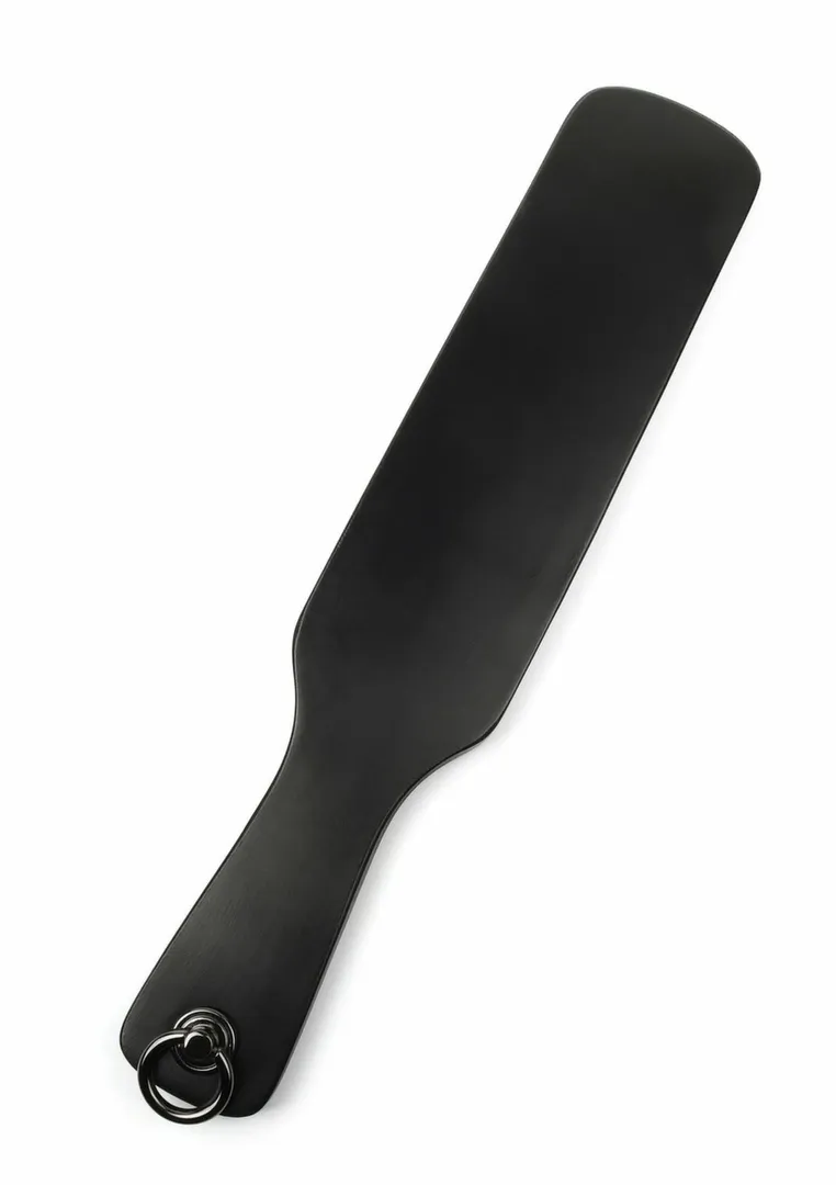 Kožená plácačka Ouch! Spank Paddle, černá - obrázek 2