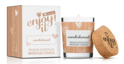 Masážní svíčka Magnetifico Sandalwood s feromony, santalové dřevo, 70 ml - obrázek 2