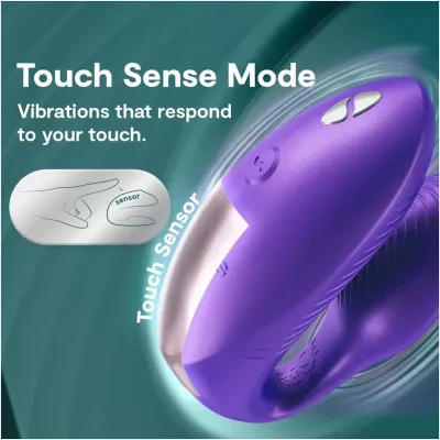 Prémiový vibrátor pro páry We-Vibe Chorus Pro s ovladačem, fialový - obrázek 10