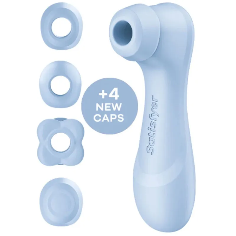 Tlakový stimulátor klitorisu Satisfyer Pro 2 Generation 4 s vibracemi, modrý