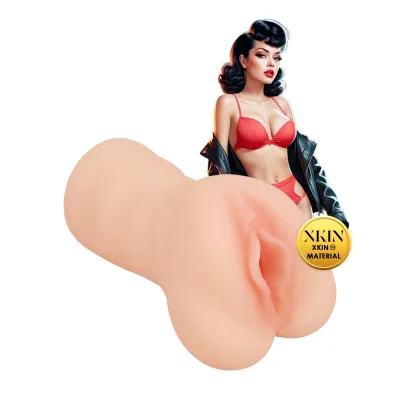 Masturbátor XKIN Pinup Dolls Greaser Girl Misty Muffburner, střední, tělový, 204 g